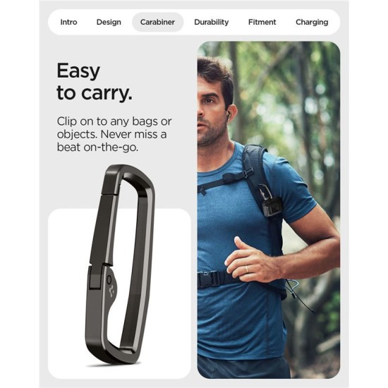 Husa cu sistem de blocare Spigen Lock Fit pentru Google Pixel Buds 2a, negru mat (Spigen, Ingredi) by www.silkase.ro Husa cu sistem de blocare Spigen Lock Fit pentru Google Pixel Buds 2a, negru mat (Ingredi, ACS09481) by www.silkase.ro