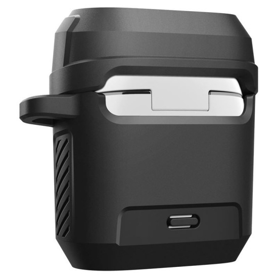 Husa cu sistem de blocare Spigen Lock Fit pentru Google Pixel Buds 2a, negru mat (Spigen, Ingredi) by www.silkase.ro Husa cu sistem de blocare Spigen Lock Fit pentru Google Pixel Buds 2a, negru mat (Ingredi, ACS09481) by www.silkase.ro