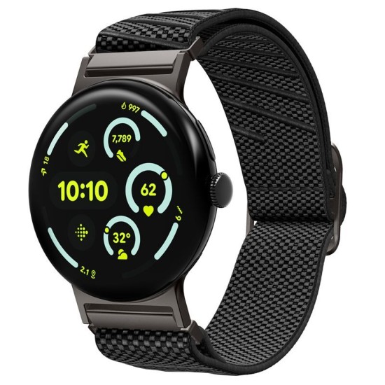 Curea Spigen Lite Fit X pentru Google Pixel Watch 4/3/2/1 41mm, Black (Pixel Watch 3, AMP09482) by www.silkase.ro