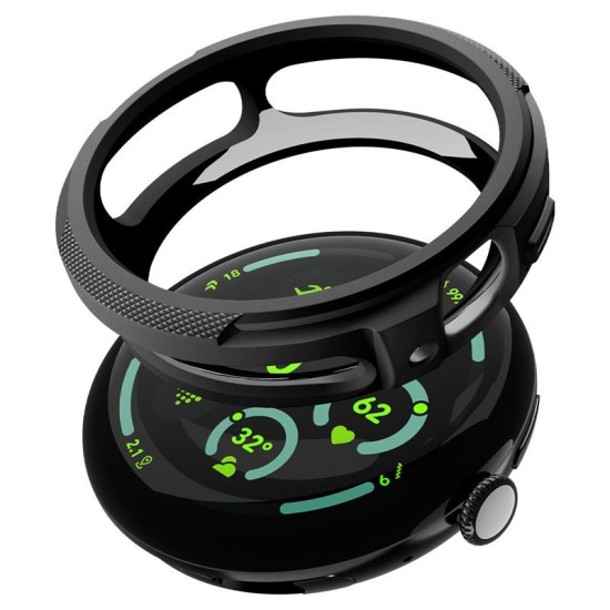SPIGEN Carcasă Protecție cu Stand Liquid Air Google Pixel Watch 4 (41mm - 1.2 inch), Negru Mat (Pixel Watch 4, ACS09483) by www.silkase.ro