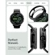 SPIGEN Carcasă Protecție cu Stand Liquid Air Google Pixel Watch 4 (41mm - 1.2 inch), Negru Mat (Pixel Watch 4, ACS09483) by www.silkase.ro