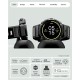 SPIGEN Husă cu Curea și Stand Rugged Armor Pro Google Pixel Watch 4 (41mm - 1.2 inch), Negru Mat (Pixel Watch 4, ACS09484) by www.silkase.ro