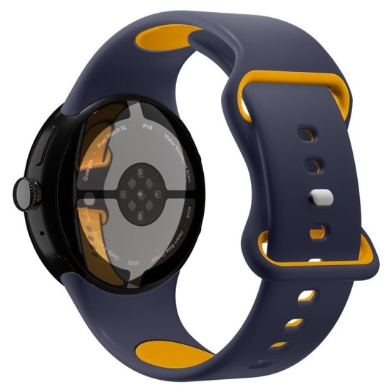 Curea Spigen Nano Pop pentru Google Pixel Watch 1/2/3/4 (41mm), Blueberry Navy (Pixel Watch 3, AMP09485) by www.silkase.ro