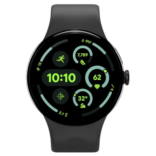 Curea Spigen Nano Pop pentru Google Pixel Watch 4/3/2/1 (41mm), Black Sesame (Pixel Watch 3, AMP09486) by www.silkase.ro