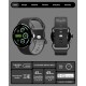 Curea Spigen Nano Pop pentru Google Pixel Watch 4/3/2/1 (41mm), Black Sesame (Pixel Watch 3, AMP09486) by www.silkase.ro