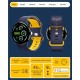 Curea Spigen Nano Pop pentru Google Pixel Watch 4 / 3, 45mm, Blueberry Navy (Pixel Watch 3, AMP09490) by www.silkase.ro