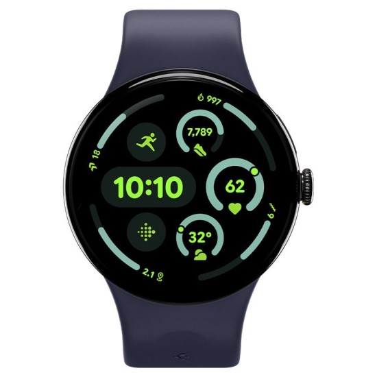 Curea Spigen Nano Pop pentru Google Pixel Watch 4 / 3, 45mm, Blueberry Navy (Pixel Watch 3, AMP09490) by www.silkase.ro