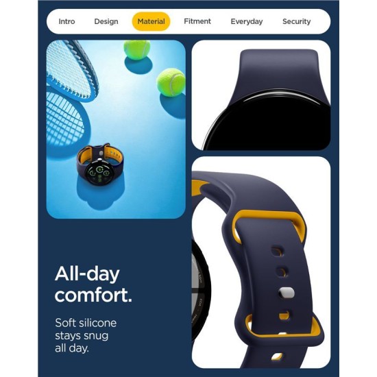 Curea Spigen Nano Pop pentru Google Pixel Watch 4 / 3, 45mm, Blueberry Navy (Pixel Watch 3, AMP09490) by www.silkase.ro