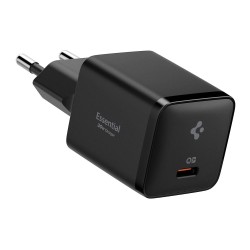 Incarcator de Retea Spigen Essential 30W Fast Charging, EE301EU, Negru Incarcator de Retea Spigen Essential 30W Fast Charging, EE301EU, Negru
