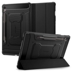 Husa tableta Spigen Rugged Armor Pro pentru Samsung Galaxy Tab S10 FE / Tab S9, negru