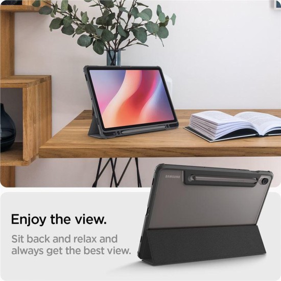 Husa de protectie Spigen Ultra Hybrid Pro pentru Samsung Galaxy Tab S10 FE, neagra (Spigen, Ingredi) by www.silkase.ro Husa de protectie Spigen Ultra Hybrid Pro pentru Samsung Galaxy Tab S10 FE, neagra (Ingredi, ACS09498) by www.silkase.ro