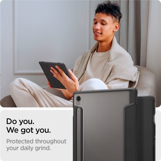 Husa de protectie Spigen Ultra Hybrid Pro pentru Samsung Galaxy Tab S10 FE, neagra (Spigen, Ingredi) by www.silkase.ro Husa de protectie Spigen Ultra Hybrid Pro pentru Samsung Galaxy Tab S10 FE, neagra (Ingredi, ACS09498) by www.silkase.ro