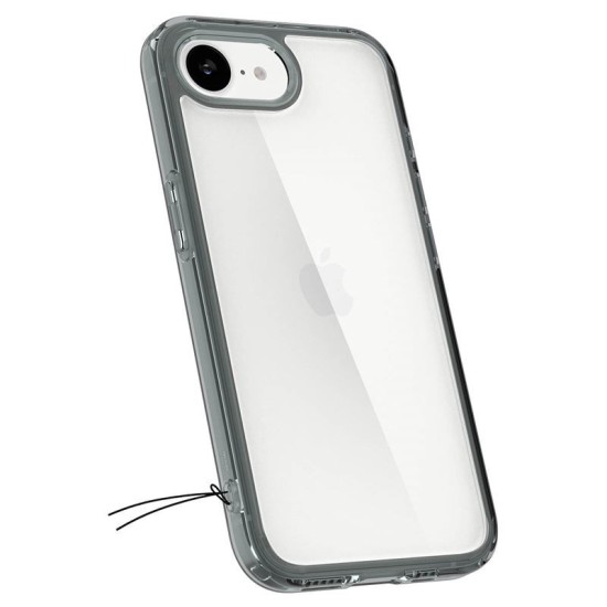 Husa Spigen Ultra Hybrid pentru iPhone 16e, gri transparent (Spigen, iPhone 16) by www.silkase.ro Husa Spigen Ultra Hybrid pentru iPhone 16e, gri transparent (iPhone 16, ACS09531) by www.silkase.ro