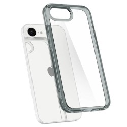 Husa Spigen Ultra Hybrid pentru iPhone 16e, gri transparent Husa Spigen Ultra Hybrid pentru iPhone 16e, gri transparent