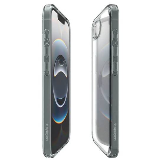 Husa Spigen Ultra Hybrid pentru iPhone 16e, gri transparent (Spigen, iPhone 16) by www.silkase.ro Husa Spigen Ultra Hybrid pentru iPhone 16e, gri transparent (iPhone 16, ACS09531) by www.silkase.ro