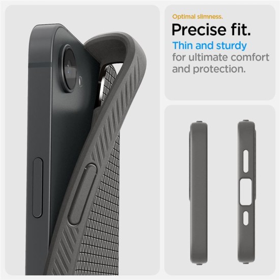 Husa Spigen Liquid Air pentru iPhone 16e, gri (Spigen, iPhone 16) by www.silkase.ro Husa Spigen Liquid Air pentru iPhone 16e, gri (iPhone 16, ACS09532) by www.silkase.ro