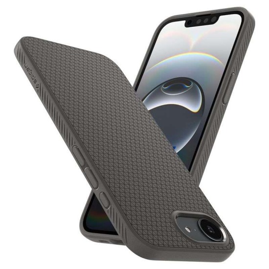 Husa Spigen Liquid Air pentru iPhone 16e, gri (Spigen, iPhone 16) by www.silkase.ro Husa Spigen Liquid Air pentru iPhone 16e, gri (iPhone 16, ACS09532) by www.silkase.ro