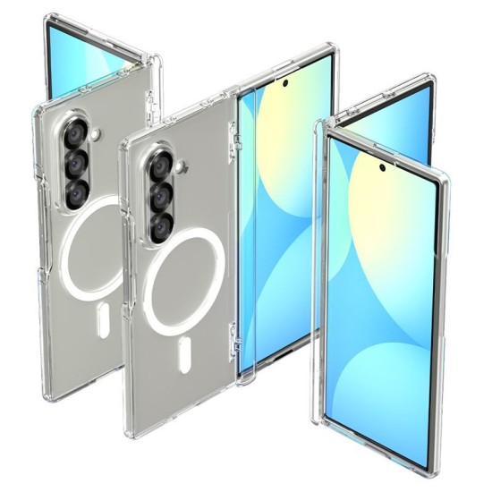 Husa Spigen Ultra Hybrid Pro MagSafe pentru Samsung Galaxy Z Fold7, transparent (Spigen, Z Fold7) by www.silkase.ro Husa Spigen Ultra Hybrid Pro MagSafe pentru Samsung Galaxy Z Fold7, transparent (Z Fold7, ACS09546) by www.silkase.ro