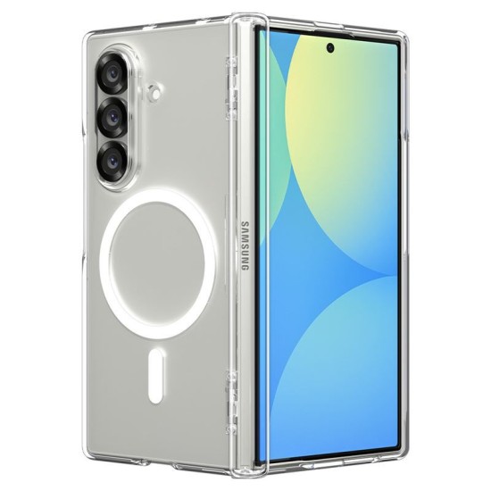 Husa Spigen Ultra Hybrid Pro MagSafe pentru Samsung Galaxy Z Fold7, transparent (Spigen, Z Fold7) by www.silkase.ro Husa Spigen Ultra Hybrid Pro MagSafe pentru Samsung Galaxy Z Fold7, transparent (Z Fold7, ACS09546) by www.silkase.ro