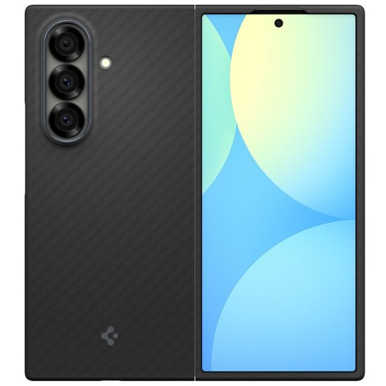 Husa Spigen Air Skin pentru Samsung Galaxy Z Fold7, aramida neagra (Z Fold7, ACS09555) by www.silkase.ro