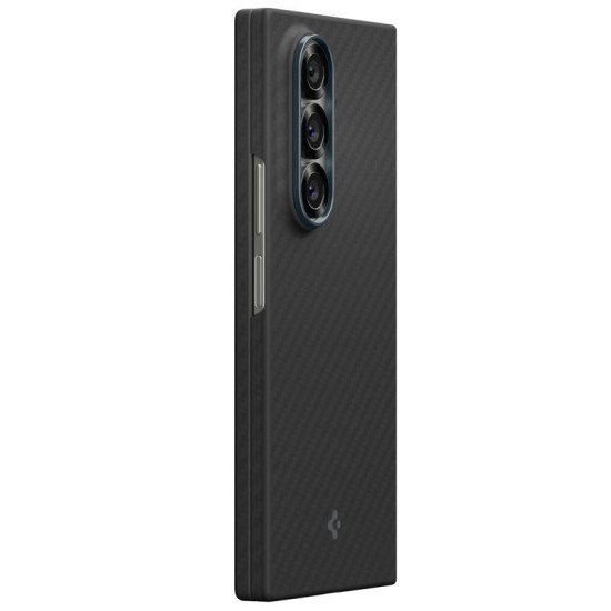 Husa Spigen Air Skin pentru Samsung Galaxy Z Fold7, aramida neagra (Z Fold7, ACS09555) by www.silkase.ro