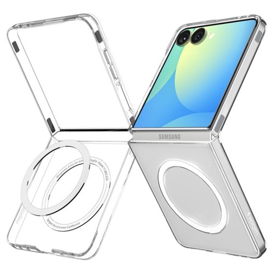 Husa Spigen Air Skin MagSafe pentru Samsung Galaxy Z Flip7, transparent (Z Flip7, ACS09556) by www.silkase.ro