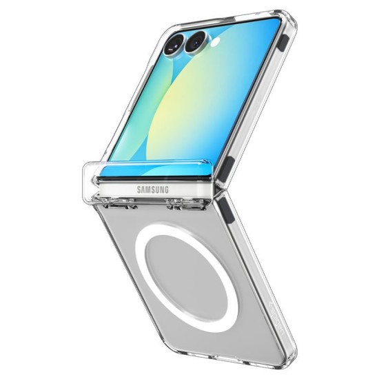 Husa Spigen Ultra Hybrid Pro MagSafe pentru Samsung Galaxy Z Flip7, transparent (Spigen, Z Flip7) by www.silkase.ro Husa Spigen Ultra Hybrid Pro MagSafe pentru Samsung Galaxy Z Flip7, transparent (Z Flip7, ACS09559) by www.silkase.ro