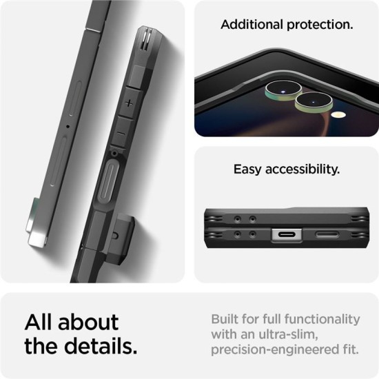 Husa Spigen Tough Armor Pro MagSafe pentru Samsung Galaxy Z Flip7, neagru (Spigen, Z Flip7) by www.silkase.ro Husa Spigen Tough Armor Pro MagSafe pentru Samsung Galaxy Z Flip7, neagru (Z Flip7, ACS09561) by www.silkase.ro