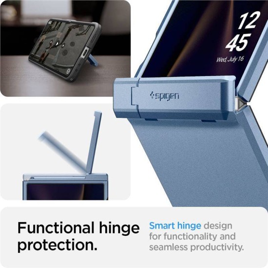 Husa Spigen Tough Armor Pro MagSafe pentru Samsung Galaxy Z Flip7, albastru sierra (Spigen, Z Flip7) by www.silkase.ro Husa Spigen Tough Armor Pro MagSafe pentru Samsung Galaxy Z Flip7, albastru sierra (Z Flip7, ACS09562) by www.silkase.ro