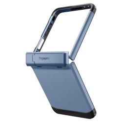 Husa Spigen Tough Armor Pro MagSafe pentru Samsung Galaxy Z Flip7, albastru sierra