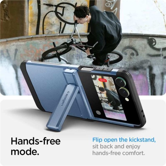 Husa Spigen Tough Armor Pro MagSafe pentru Samsung Galaxy Z Flip7, albastru sierra (Spigen, Z Flip7) by www.silkase.ro Husa Spigen Tough Armor Pro MagSafe pentru Samsung Galaxy Z Flip7, albastru sierra (Z Flip7, ACS09562) by www.silkase.ro