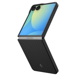 Husa Spigen Air Skin pentru Samsung Galaxy Z Flip7, aramida neagra