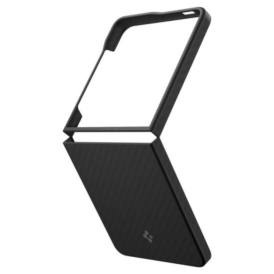 Husa Spigen Air Skin pentru Samsung Galaxy Z Flip7, aramida neagra (Z Flip7, ACS09564) by www.silkase.ro