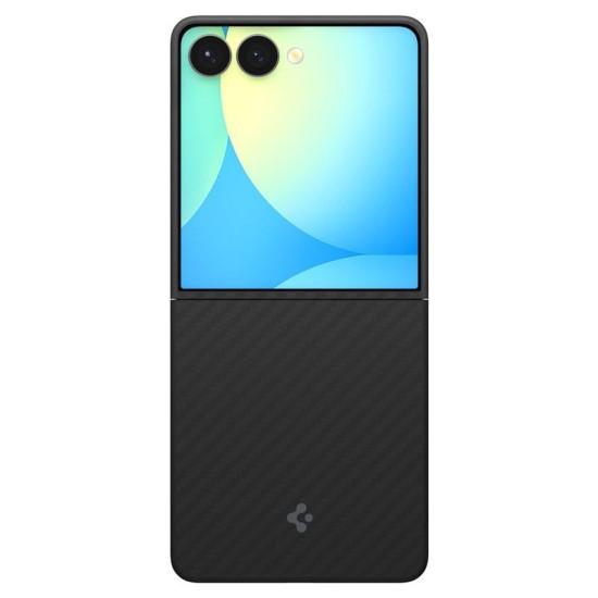 Husa Spigen Air Skin pentru Samsung Galaxy Z Flip7, aramida neagra (Z Flip7, ACS09564) by www.silkase.ro
