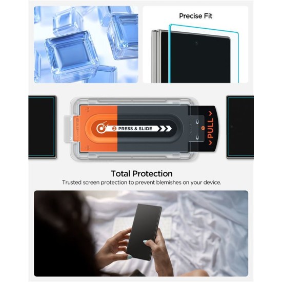 2 Folii sticla Spigen Glass tR EZ Fit Pro pentru Samsung Galaxy Z Fold7 (Spigen, Z Fold7) by www.silkase.ro 2 Folii sticla Spigen Glass tR EZ Fit Pro pentru Samsung Galaxy Z Fold7 (Z Fold7, AGL09579) by www.silkase.ro