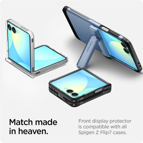 2 Folii sticla Spigen Glass tR EZ Fit HD pentru Samsung Galaxy Z Flip7 (Spigen, Z Flip7) by www.silkase.ro 2 Folii sticla Spigen Glass tR EZ Fit HD pentru Samsung Galaxy Z Flip7 (Z Flip7, AGL09585) by www.silkase.ro