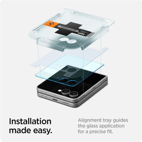 2 Folii sticla Spigen Glass tR EZ Fit HD pentru Samsung Galaxy Z Flip7 (Spigen, Z Flip7) by www.silkase.ro 2 Folii sticla Spigen Glass tR EZ Fit HD pentru Samsung Galaxy Z Flip7 (Z Flip7, AGL09585) by www.silkase.ro
