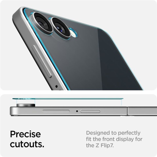 Folie sticla Spigen Glass tR EZ Fit HD pentru Samsung Galaxy Z Flip7 (Spigen, Z Flip7) by www.silkase.ro Folie sticla Spigen Glass tR EZ Fit HD pentru Samsung Galaxy Z Flip7 (Z Flip7, AGL09586) by www.silkase.ro