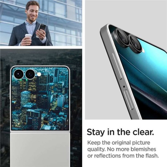 Folie sticla camere Spigen Glass tR EZ Fit Optik Pro HD pentru Samsung Galaxy Z Flip7, 2 seturi, negru (Spigen, Z Flip7) by www.silkase.ro Folie sticla camere Spigen Glass tR EZ Fit Optik Pro HD pentru Samsung Galaxy Z Flip7, 2 seturi, negru (Z Flip7, AGL09587) by www.silkase.ro