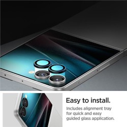 Folie sticla camere Spigen Glass tR EZ Fit Optik Pro HD pentru Samsung Galaxy Z Flip7, 2 seturi, negru Folie sticla camere Spigen Glass tR EZ Fit Optik Pro HD pentru Samsung Galaxy Z Flip7, 2 seturi, negru