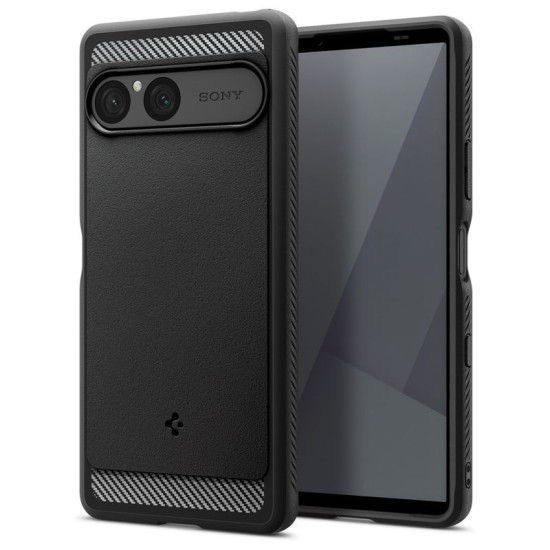 Husa de protectie robusta Spigen Rugged Armor pentru Sony Xperia 10 VII, negru mat (Spigen, Ingredi) by www.silkase.ro Husa de protectie robusta Spigen Rugged Armor pentru Sony Xperia 10 VII, negru mat (Xperia 10 VII, ACS09592) by www.silkase.ro