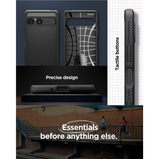 Husa de protectie robusta Spigen Rugged Armor pentru Sony Xperia 10 VII, negru mat (Spigen, Ingredi) by www.silkase.ro Husa de protectie robusta Spigen Rugged Armor pentru Sony Xperia 10 VII, negru mat (Xperia 10 VII, ACS09592) by www.silkase.ro