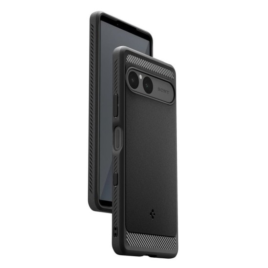 Husa de protectie robusta Spigen Rugged Armor pentru Sony Xperia 10 VII, negru mat (Spigen, Ingredi) by www.silkase.ro Husa de protectie robusta Spigen Rugged Armor pentru Sony Xperia 10 VII, negru mat (Xperia 10 VII, ACS09592) by www.silkase.ro