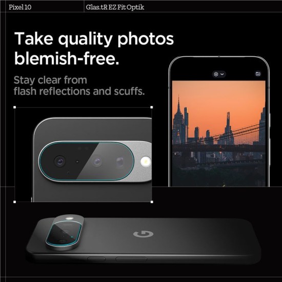 Set 2 folii Spigen Optik Pro HD pentru Google Pixel 10, camere (Pixel 10, AGL09661) by www.silkase.ro