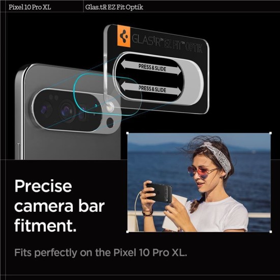 Set 2 folii Spigen Optik Pro HD pentru Google Pixel 10 Pro XL, camere (Pixel 10 Pro XL, AGL09663) by www.silkase.ro