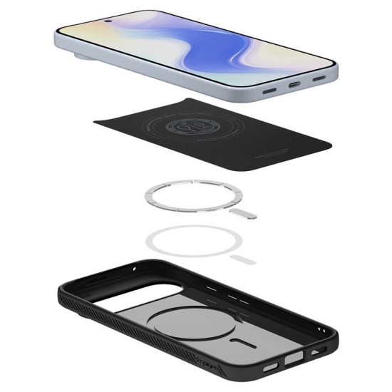 Husa Spigen Liquid Air MagSafe pentru Google Pixel 10 Pro/Pixel 10, negru mat (Pixel 10 Pro, ACS09695) by www.silkase.ro