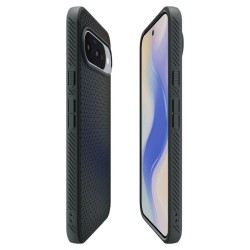 Husa Spigen Liquid Air MagSafe pentru Google Pixel 10 Pro/Pixel 10, verde abyss