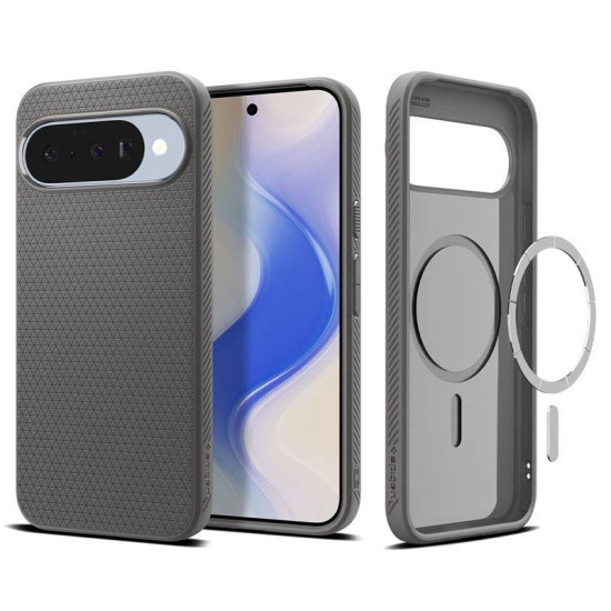 Husa Spigen Liquid Air MagSafe pentru Google Pixel 10 Pro/Pixel 10, gri marble (Spigen, Pixel 10 Pro) by www.silkase.ro Husa Spigen Liquid Air MagSafe pentru Google Pixel 10 Pro/Pixel 10, gri marble (Pixel 10 Pro, ACS09697) by www.silkase.ro