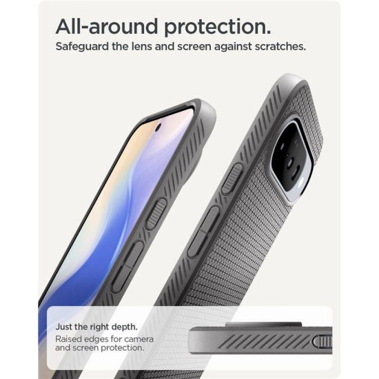 Husa Spigen Liquid Air MagSafe pentru Google Pixel 10 Pro/Pixel 10, gri marble (Spigen, Pixel 10 Pro) by www.silkase.ro Husa Spigen Liquid Air MagSafe pentru Google Pixel 10 Pro/Pixel 10, gri marble (Pixel 10 Pro, ACS09697) by www.silkase.ro