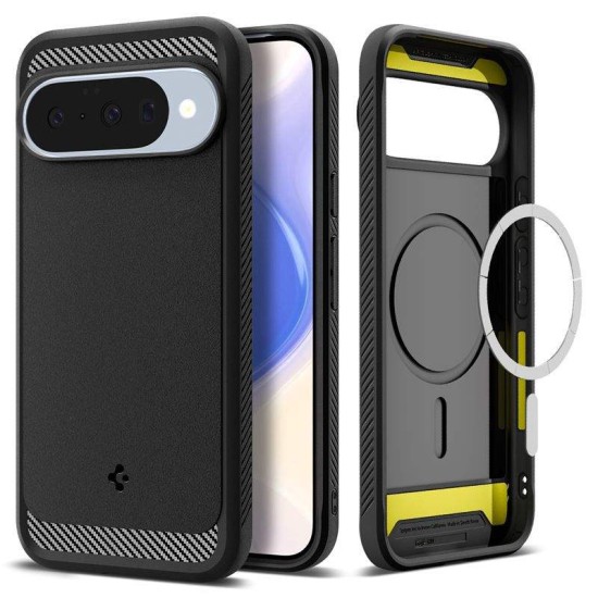 Husa Spigen Rugged Armor MagSafe pentru Google Pixel 10 Pro/Pixel 10, negru mat (Spigen, Pixel 10 Pro) by www.silkase.ro Husa Spigen Rugged Armor MagSafe pentru Google Pixel 10 Pro/Pixel 10, negru mat (Pixel 10 Pro, ACS09698) by www.silkase.ro